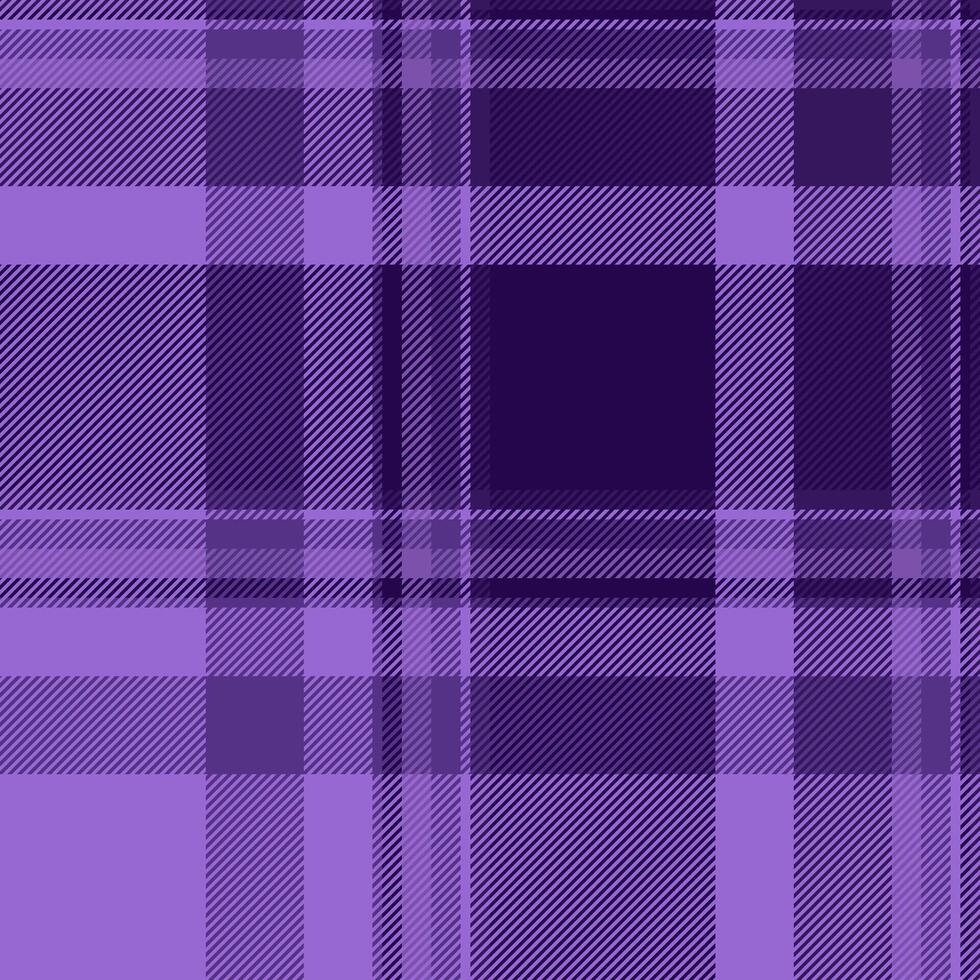 Elegant purple plaid pattern. Subtle texture and rich color palette ideal for fashion, textiles, and website backgrounds. Versatile design evokes feelings of sophistication and warmth. vector