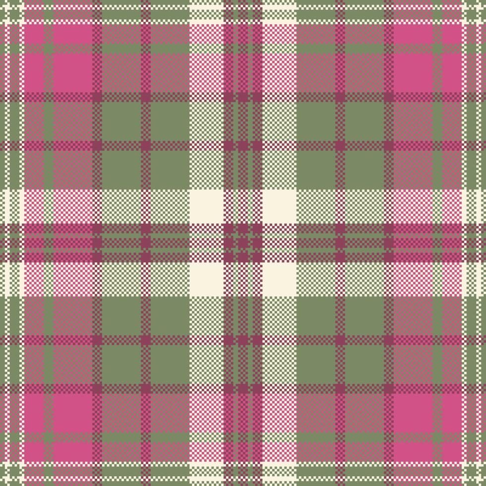 Seamless plaid pattern. Ideal for textile design, backgrounds, or digital artwork. Its versatile aesthetic adds depth to various creative projects. vector
