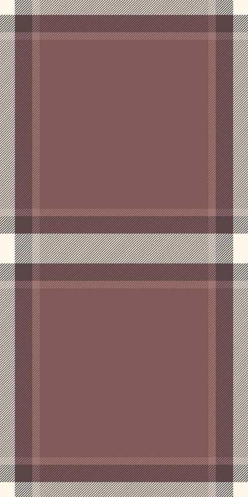 Elegant muted mauve and beige plaid pattern. Perfect for textile design, fashion, or website backgrounds. Subtle texture and calming color palette evoke feelings of warmth and sophistication. vector