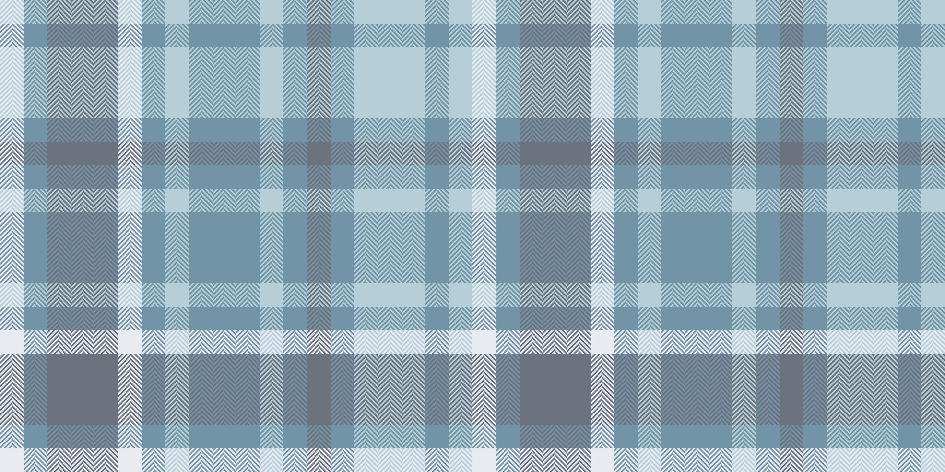 Serene blue and gray plaid pattern. Perfect for textile designs, website backgrounds, or wrapping paper. This calming, subtle texture evokes a sense of tranquility and sophistication. vector
