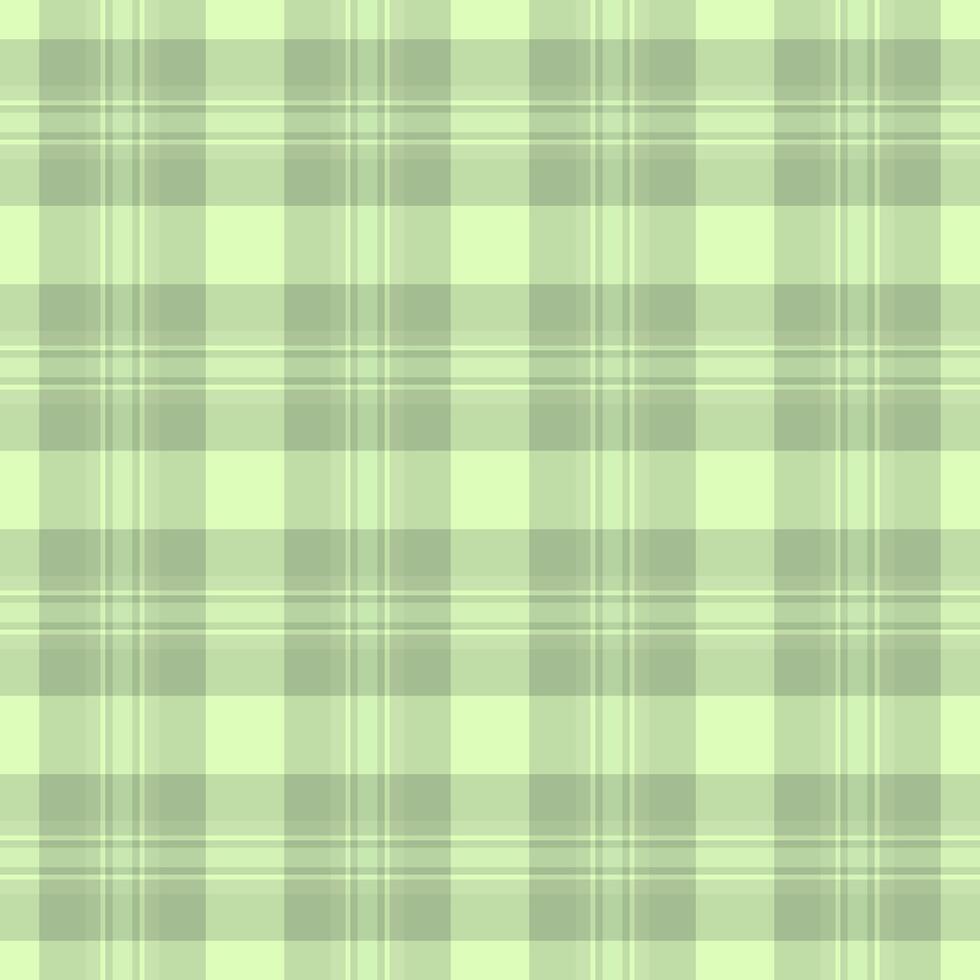 Calming green plaid pattern, seamless. Soft and versatile, great for backgrounds, textiles, digital art, or adding a touch of nature. vector