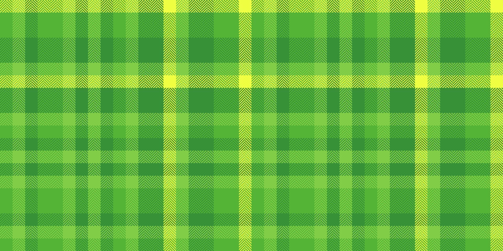 Vibrant green and yellow plaid pattern. Perfect for textile design, website backgrounds, or springthemed projects. This cheerful, repeating texture evokes feelings of freshness and optimism. vector