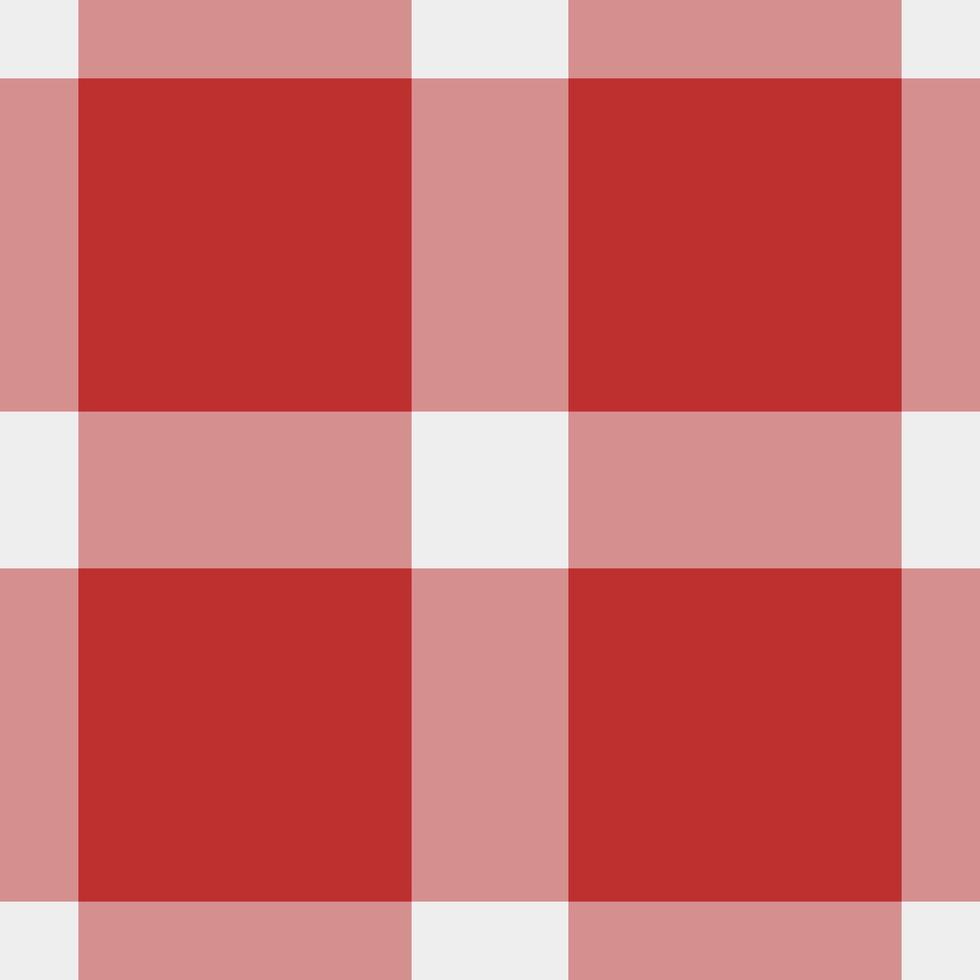 Classic red white check pattern. Seamless texture ideal for backgrounds, textiles, design. A timeless, versatile choice for a variety of projects. vector