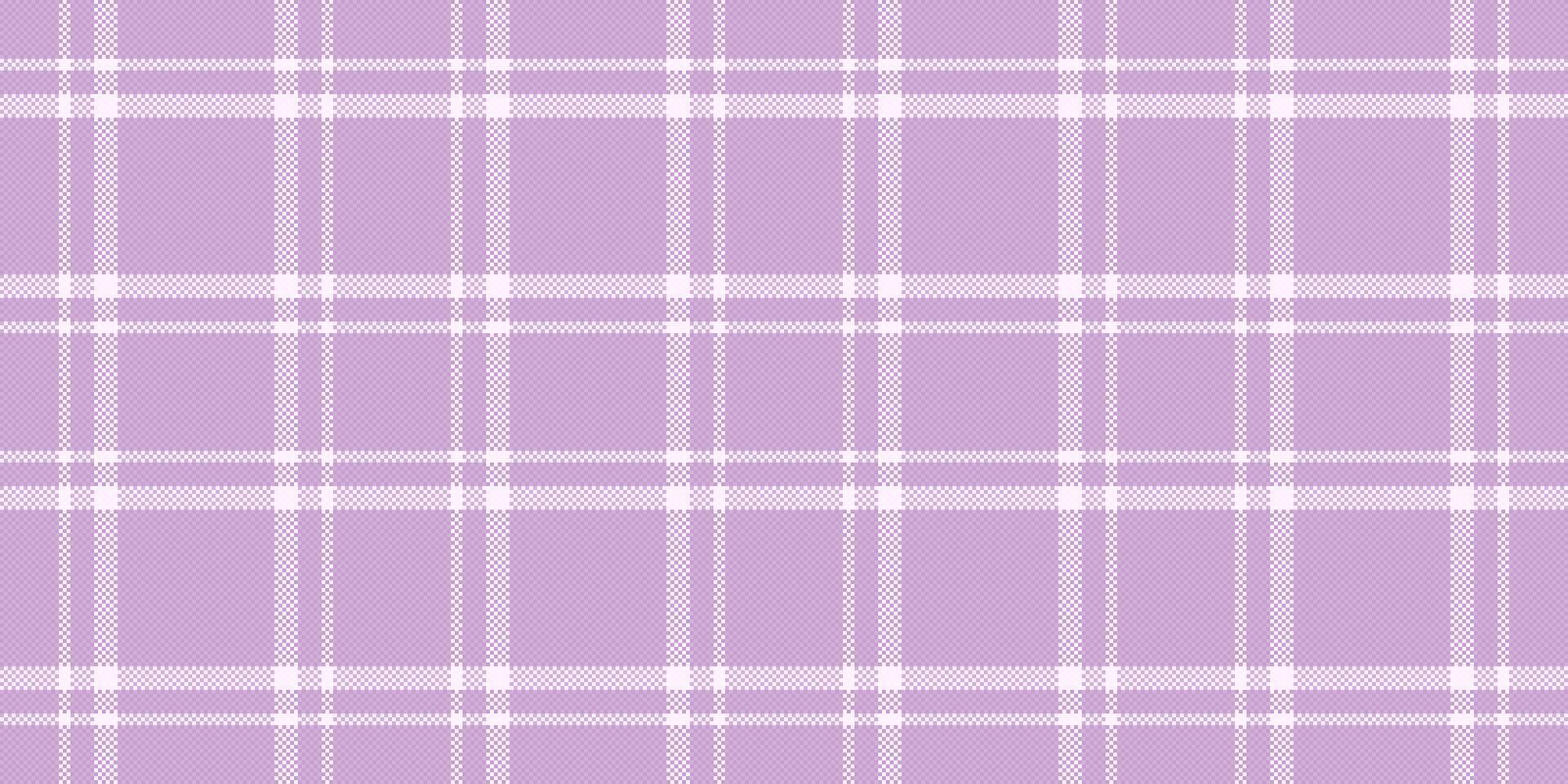 Subtle lilac and white plaid pattern. Perfect for textiles, websites, or stationery designs. This delicate texture evokes feelings of calmness and serenity. vector