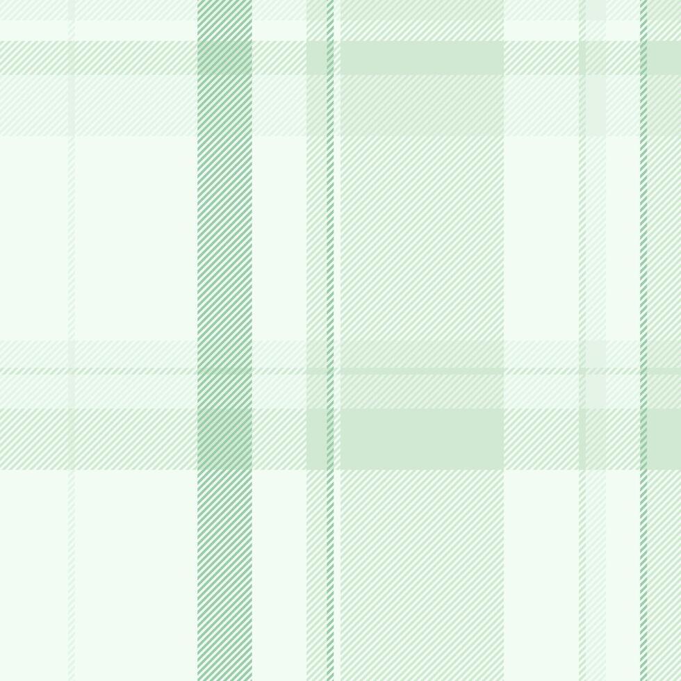 Subtle sage green and white plaid pattern. Perfect for textile design, website backgrounds, or stationery. Clean, minimalist aesthetic evokes calmness and serenity. vector
