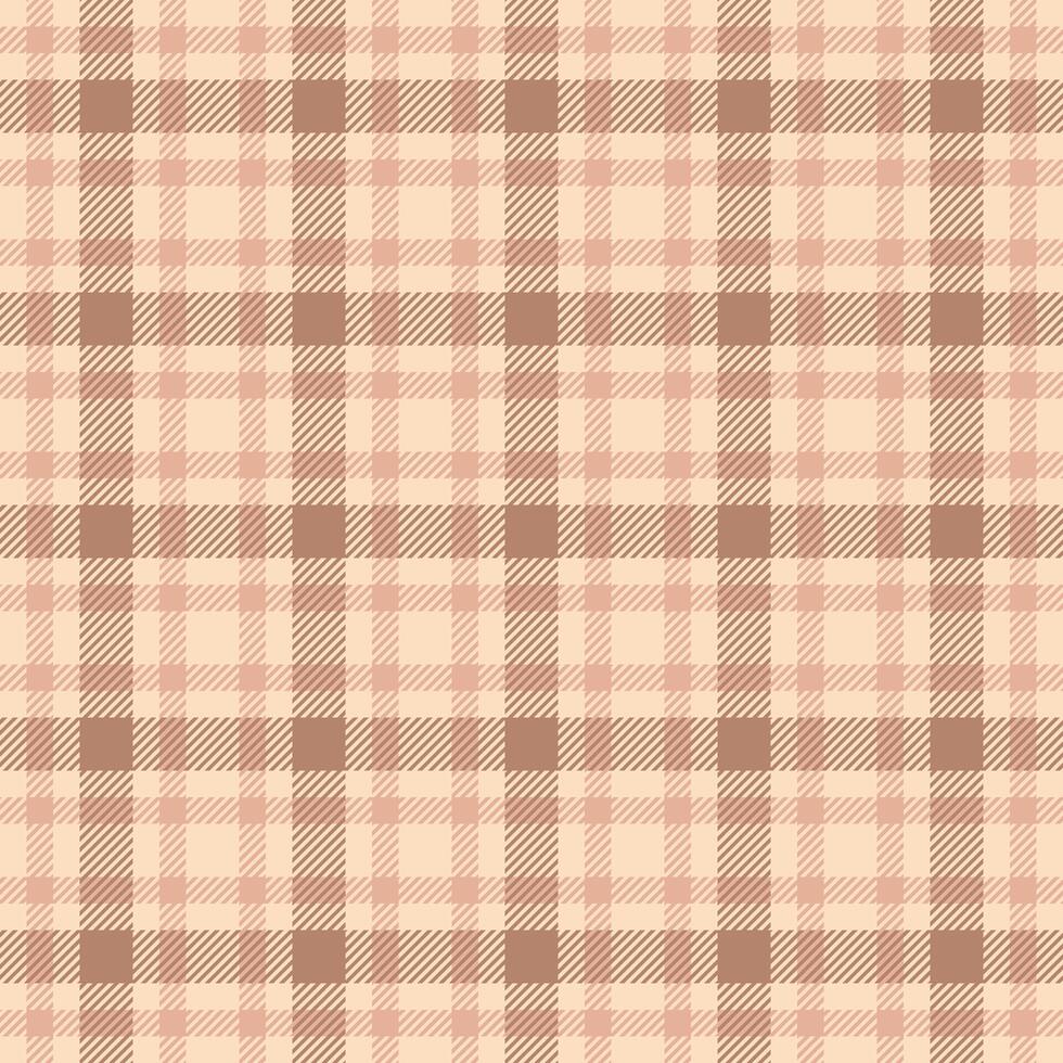 Classic plaid pattern in warm earth tones. Ideal for backgrounds, textiles, or design accents. A versatile and timeless texture. vector