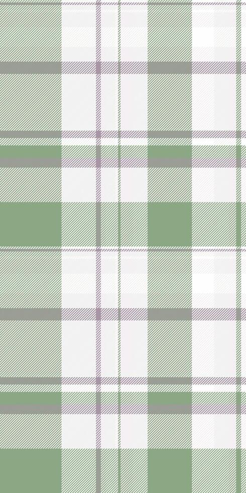 Elegant sage green and white plaid pattern. Perfect for textile design, website backgrounds, or crafting projects. This subtle yet stylish texture evokes feelings of calm and sophistication. vector
