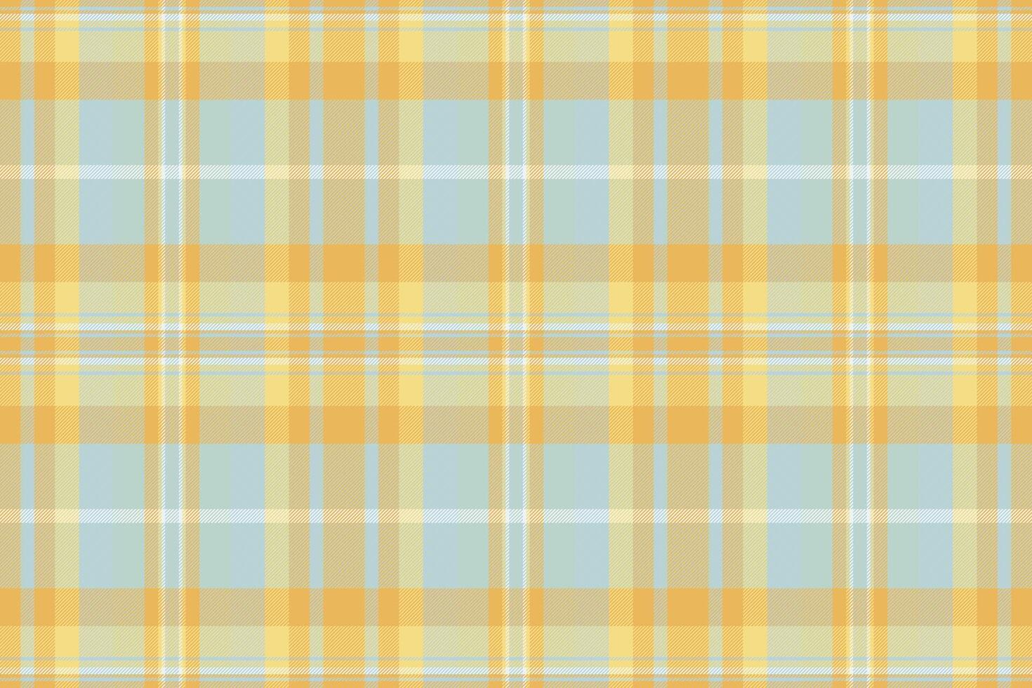 Soft pastel plaid pattern in yellow and blue hues. Perfect for textile design, website backgrounds, or crafting projects. This subtle, repeating texture evokes feelings of calmness and serenity. vector