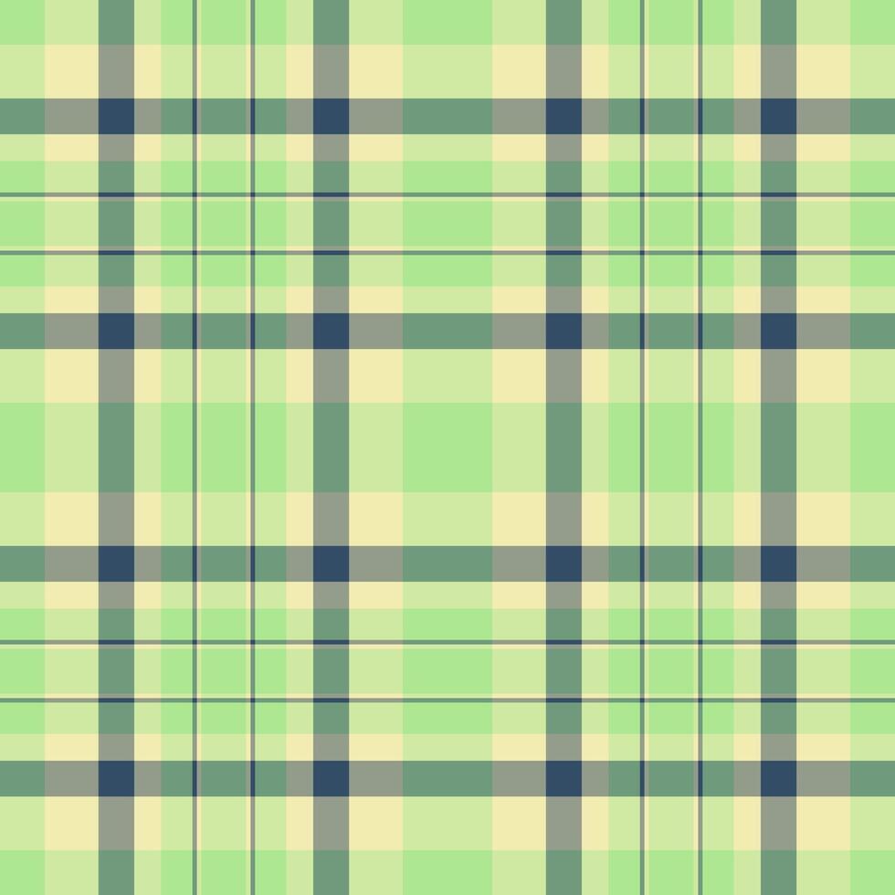 Elegant plaid pattern with soothing hues. Green backdrop with creamy dark lines. Excellent for backgrounds, textiles, and vibrant graphic designs. vector
