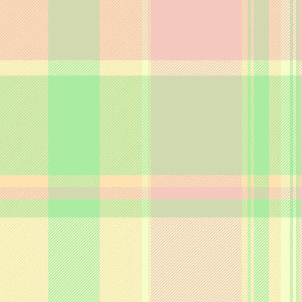 Soft pastel plaid pattern. A tranquil, light texture perfect for backgrounds, fabrics, or spring themes. Calming design, ideal for web, print, and creative projects. vector