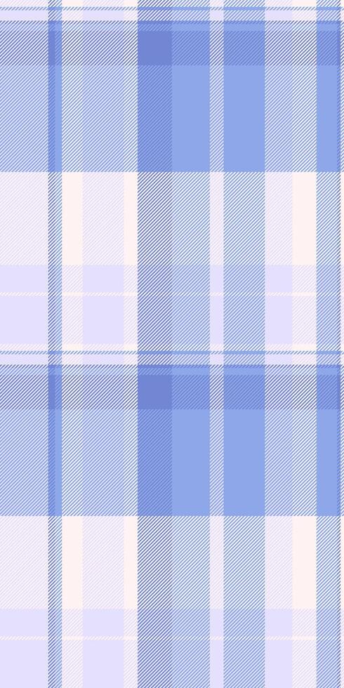 Subtle pastel blue and white plaid pattern. Perfect for textile design, website backgrounds, or creating a calming, minimalist aesthetic. vector