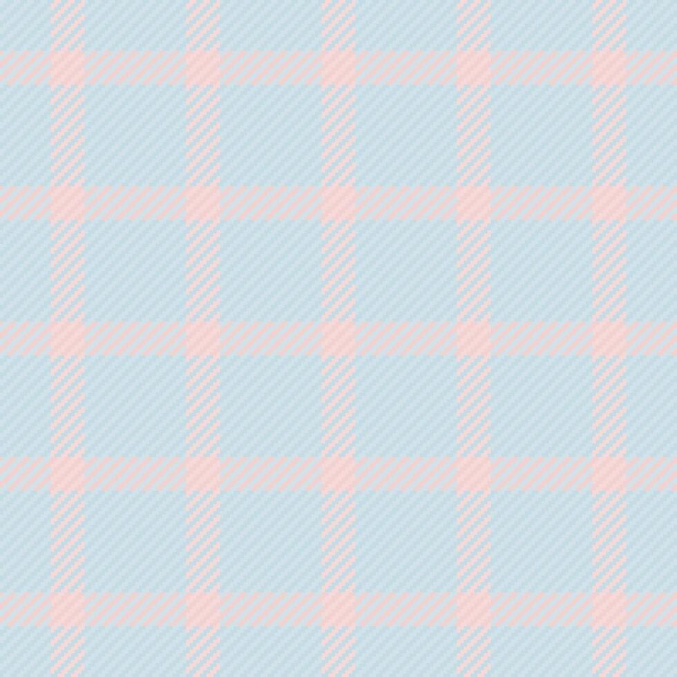 Delicate pastel pink and blue plaid pattern. Perfect for backgrounds, textiles, or stationery designs. vector