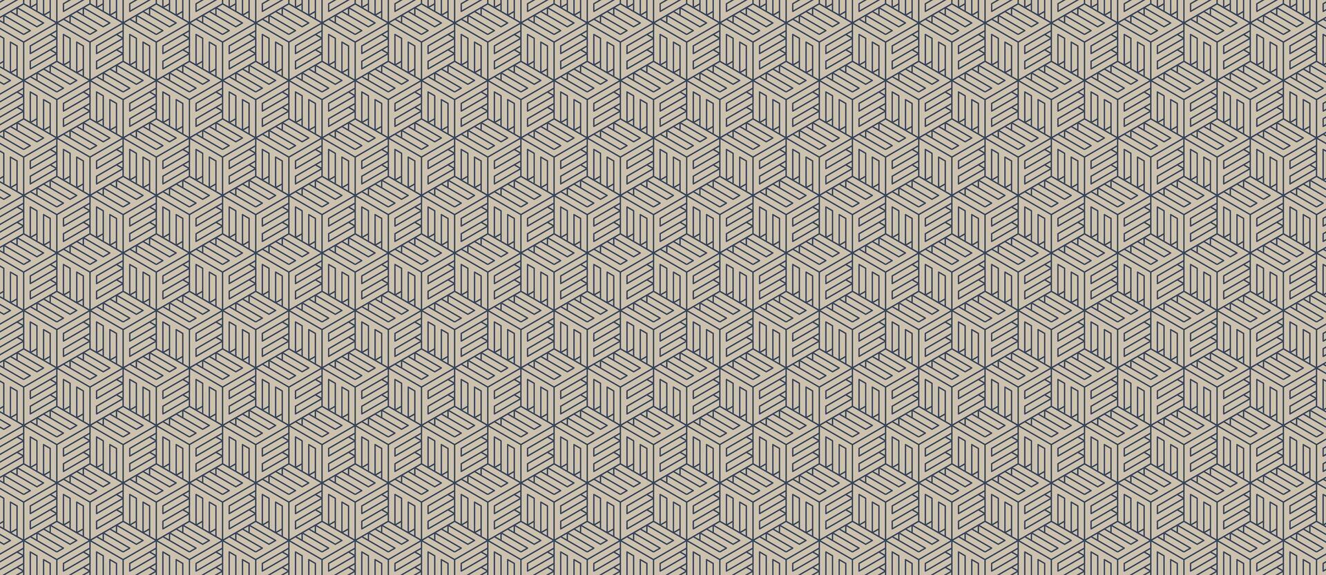 Elegant geometric textile pattern featuring a subtle, repeating hexagon design in muted tones. Perfect for website backgrounds, print projects, or creating a sophisticated visual texture. vector