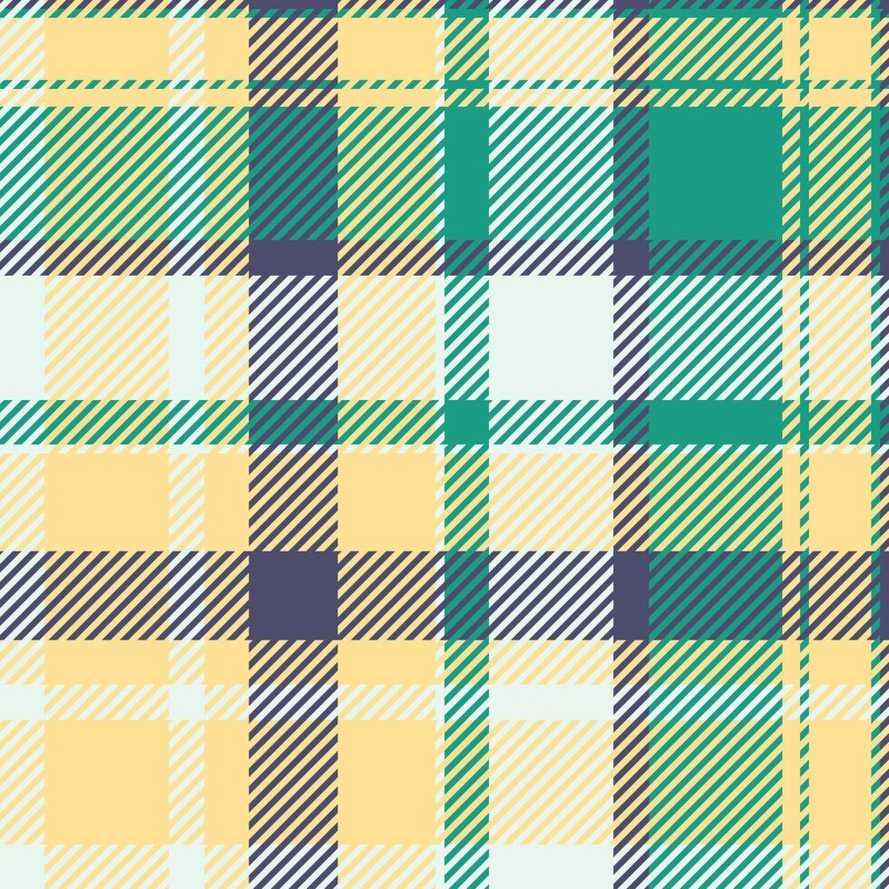 Vibrant pastel plaid pattern. Perfect for textile design, website backgrounds, or fashion illustrations. This cheerful, intersecting lines design evokes feelings of warmth and comfort. vector