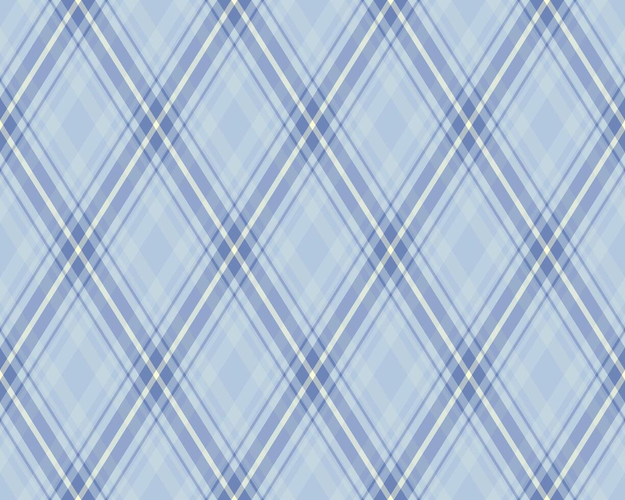 Subtle blue and white diagonal plaid pattern. Perfect for backgrounds, textiles, or website design. Elegant, timeless design evokes feelings of calm and serenity. vector