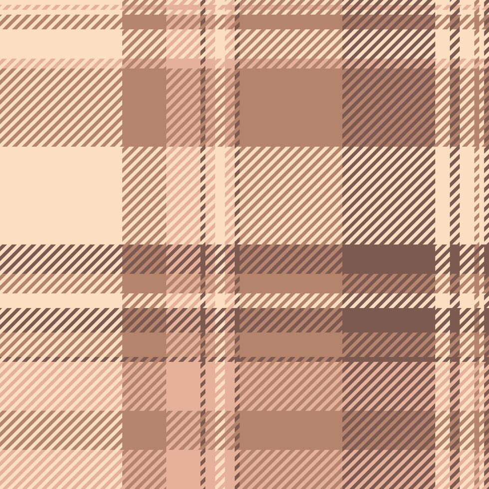 Subtle neutral plaid pattern in earthy tones. Perfect for backgrounds, textiles, or fashion designs. Evokes a sense of warmth, comfort, and understated elegance. vector