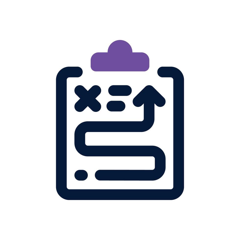 strategy dual tone icon. Sleek and modern icon for websites and mobile apps. vector