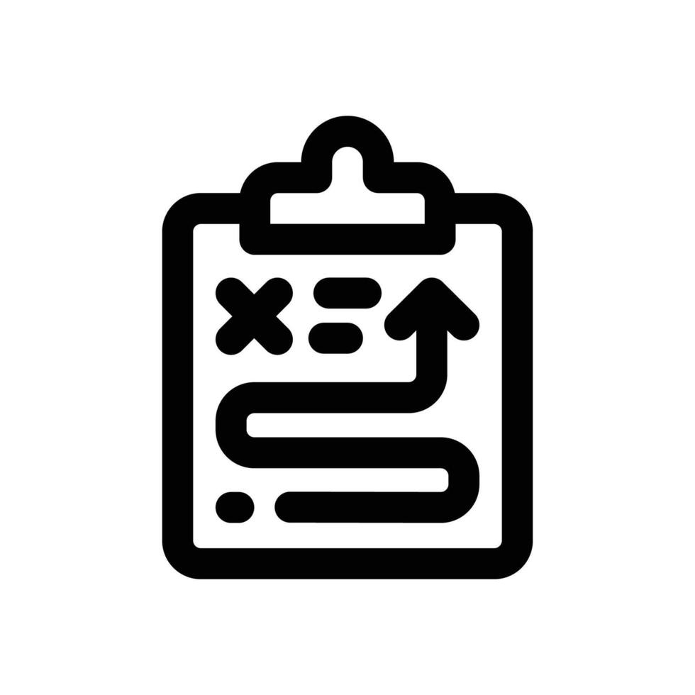 strategy line icon. Clean and minimalist icon for websites and mobile apps. vector