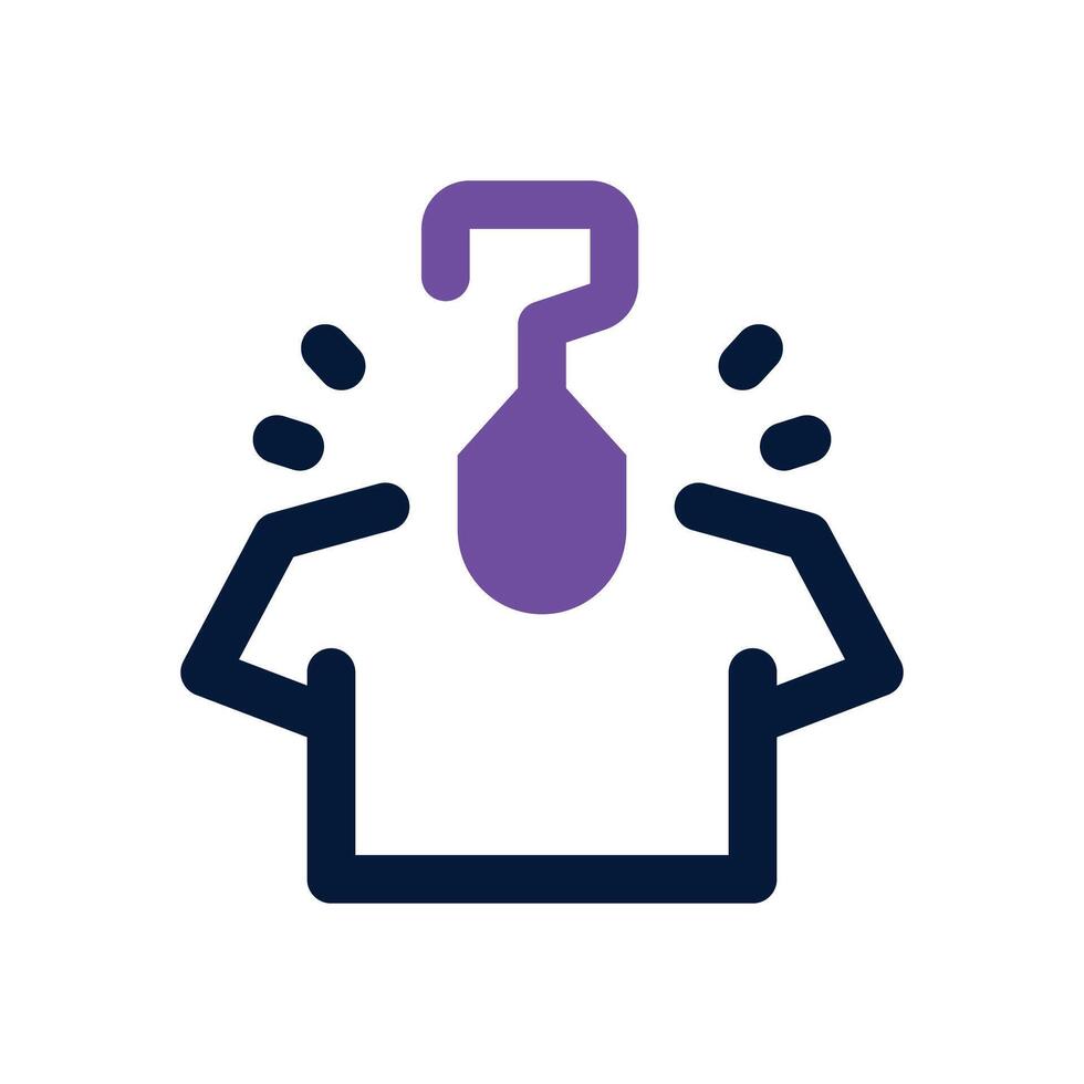 fashion dual tone icon. Sleek and modern icon for websites and mobile apps. vector