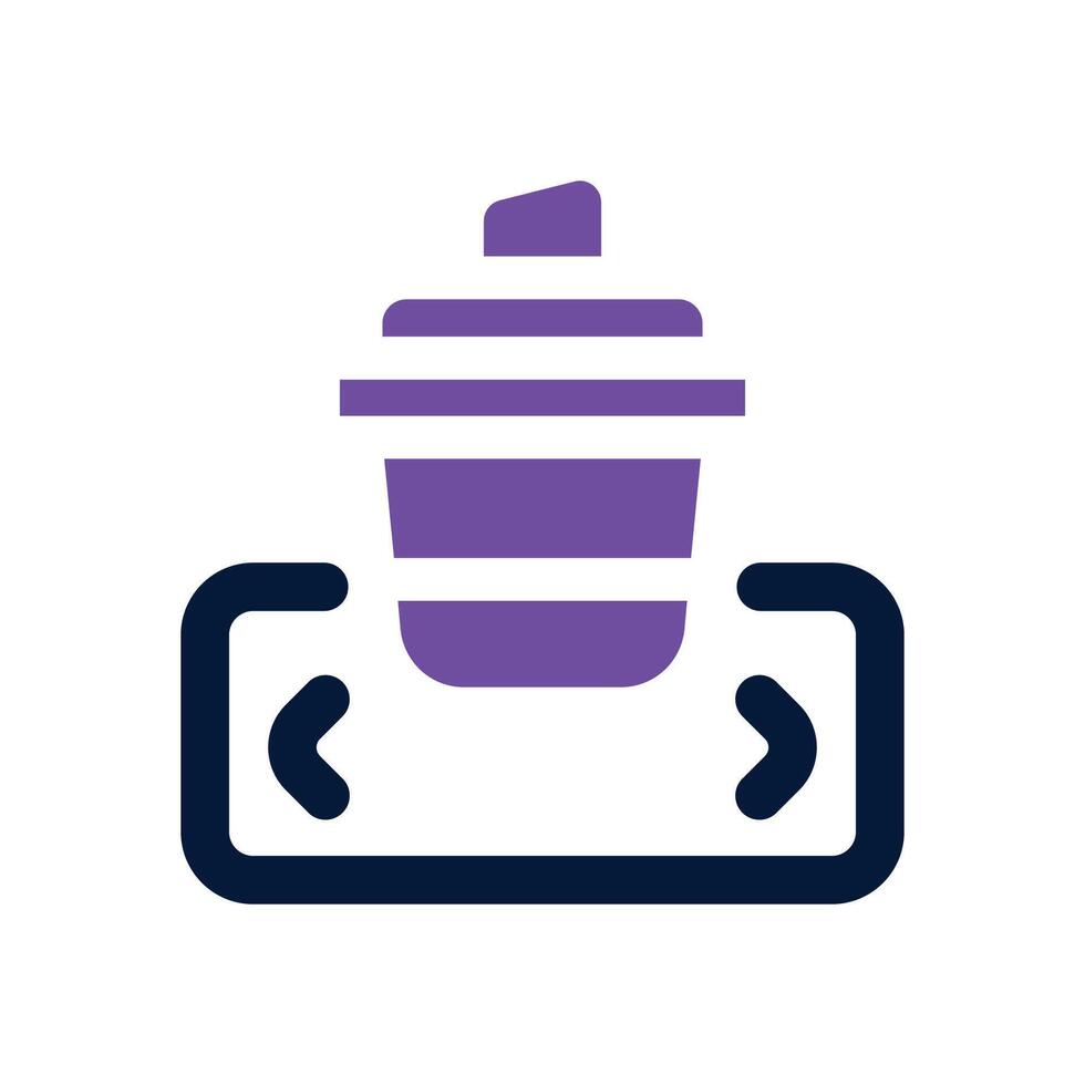 select dual tone icon. Sleek and modern icon for websites and mobile apps. vector
