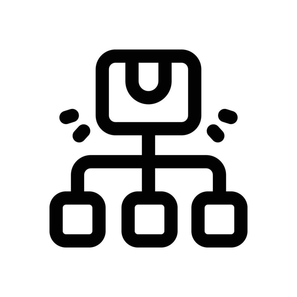 product management line icon. Clean and minimalist icon for websites and mobile apps. vector