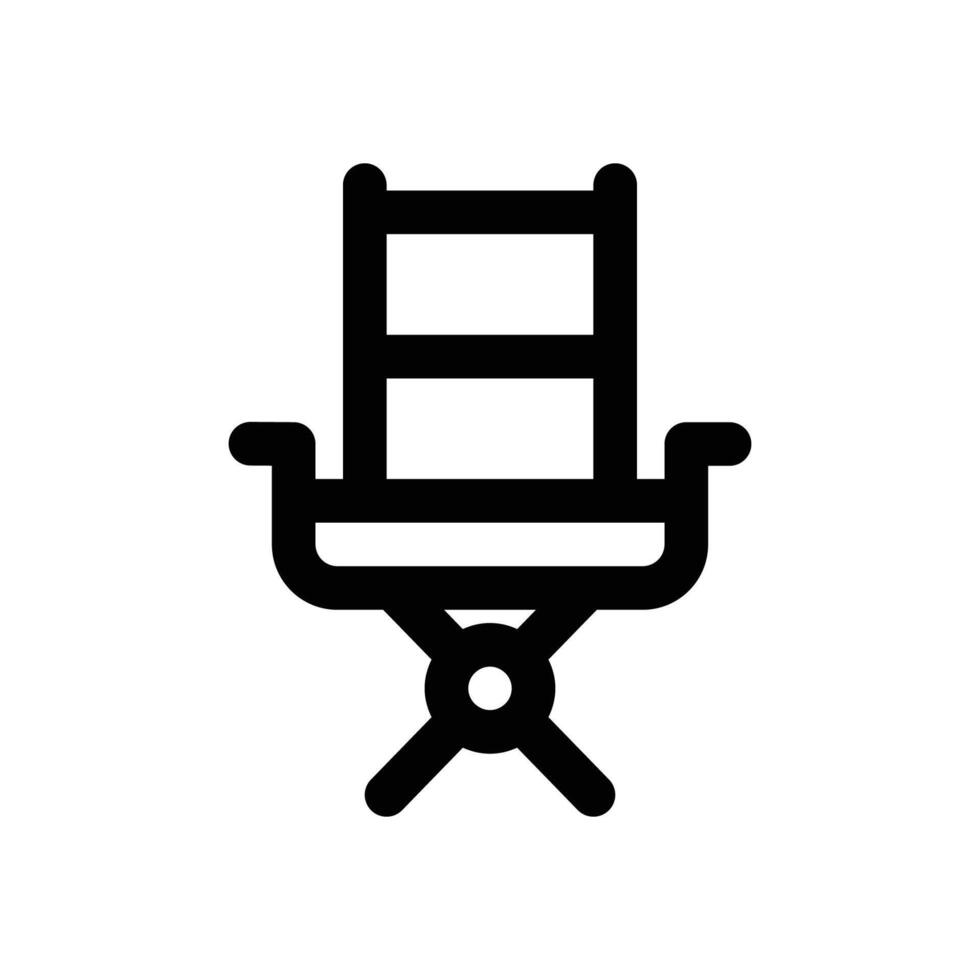 director chair line icon. Clean and minimalist icon for websites and mobile apps. vector