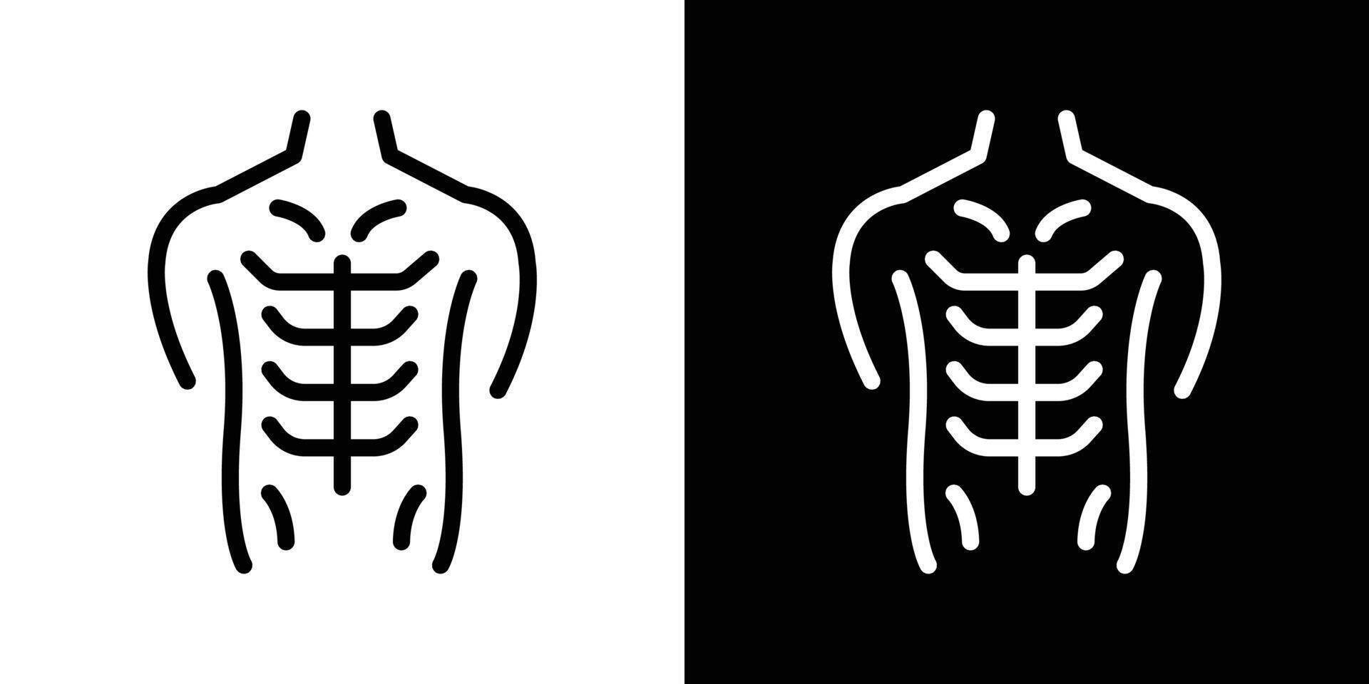 Abs icons vectors set in stroke line style.. EPS10