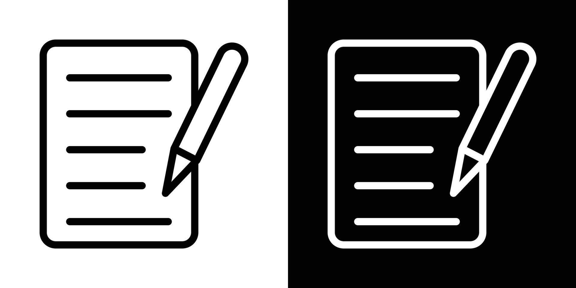 Agreement icons vectors set in stroke line style.. EPS10