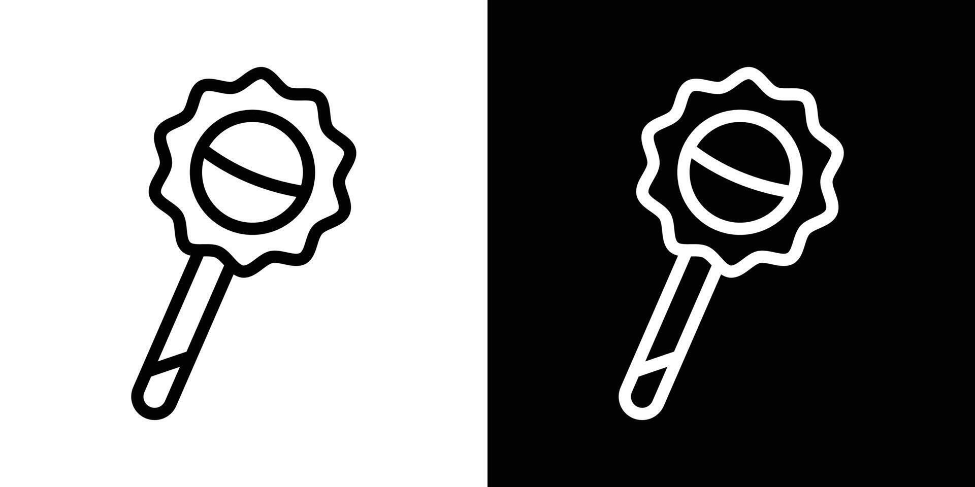 Baby rattle icons vectors set in stroke line style.. EPS10