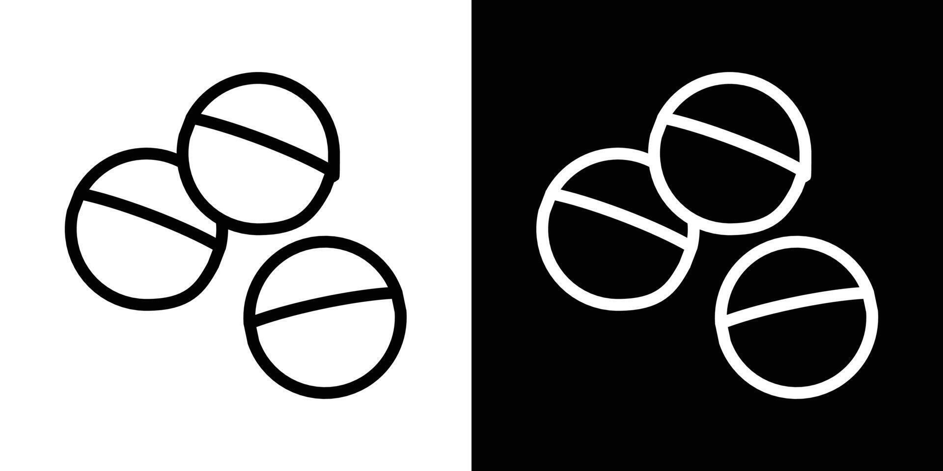 Bath salts bomb icons vectors set in stroke line style.. EPS10