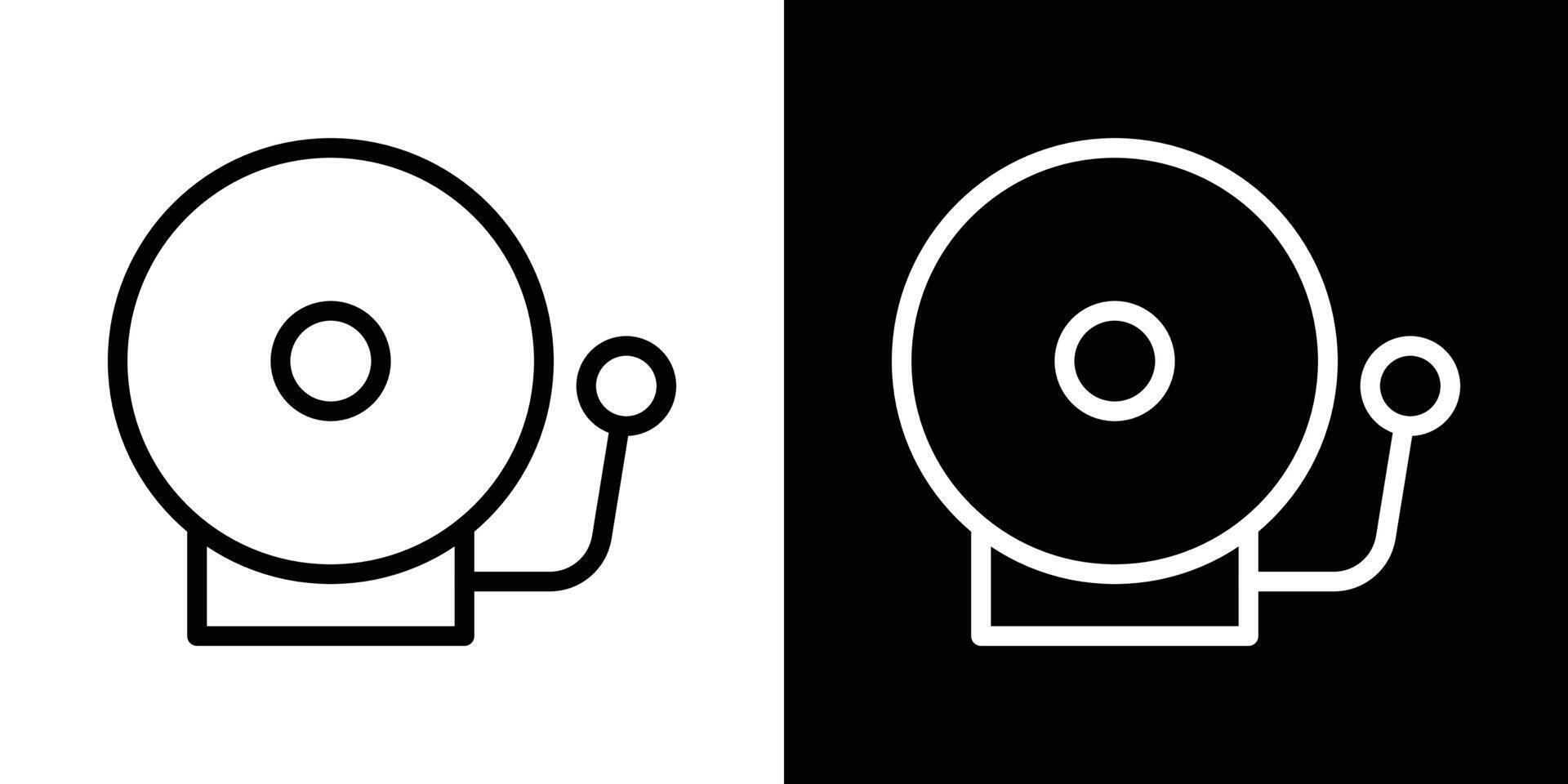 Bell school icons vectors set in stroke line style.. EPS10