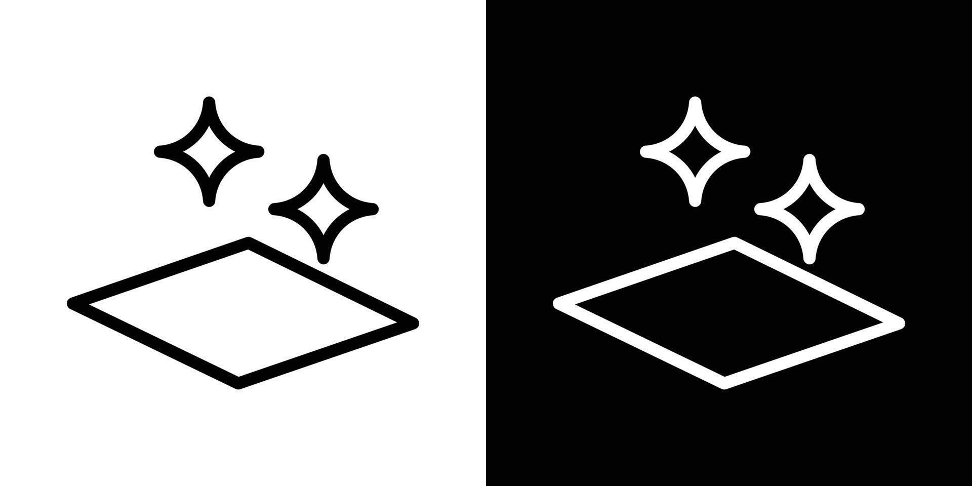 Clean floor surface icons vectors set in stroke line style.. EPS10