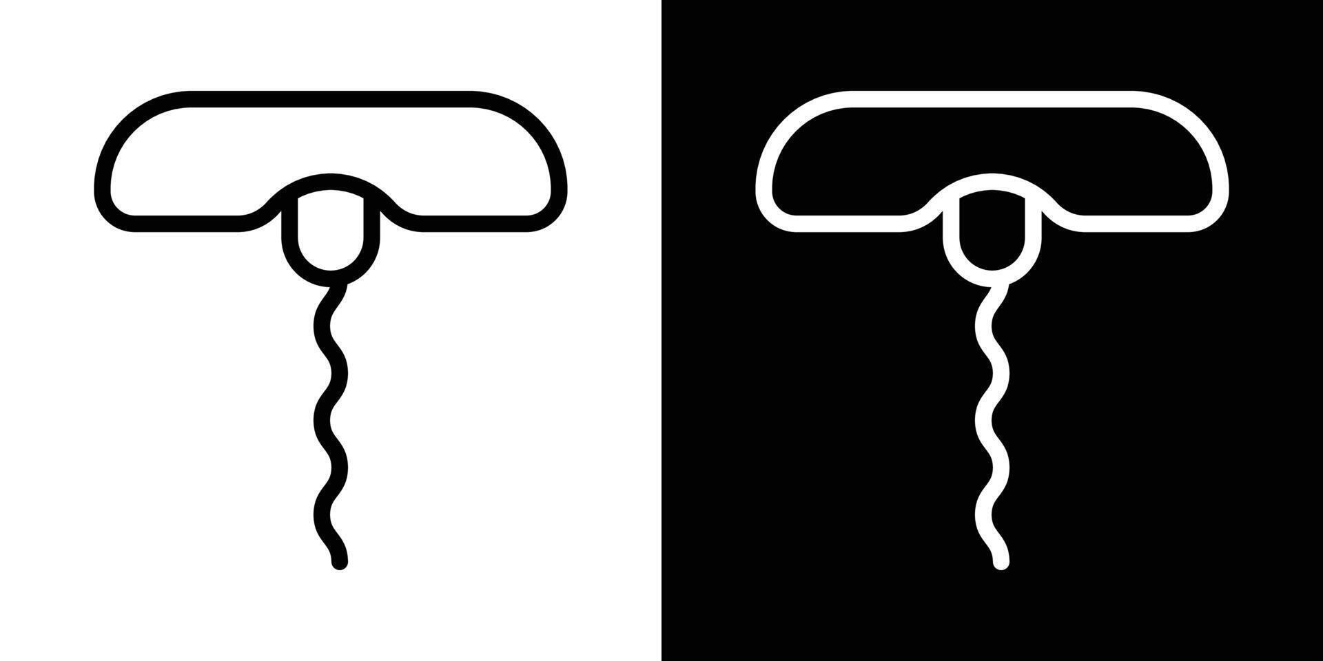 Corkscrew icons vectors set in stroke line style.. EPS10