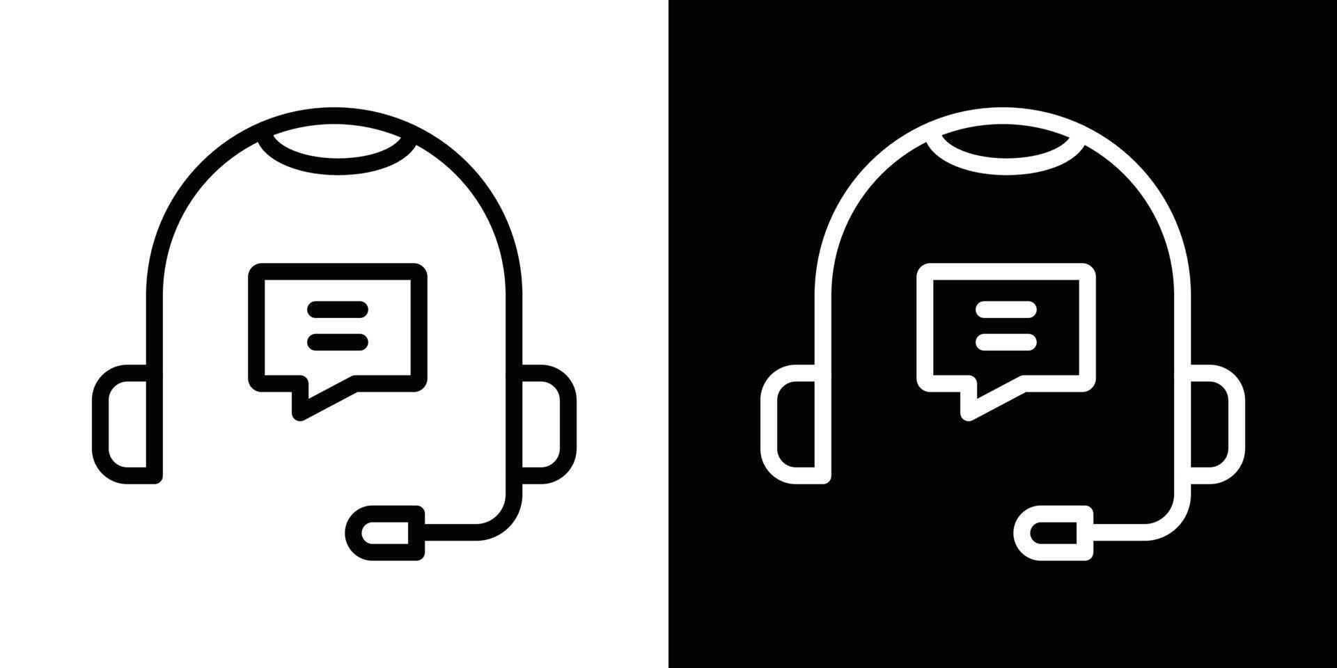 Customer support icons vectors set in stroke line style.. EPS10