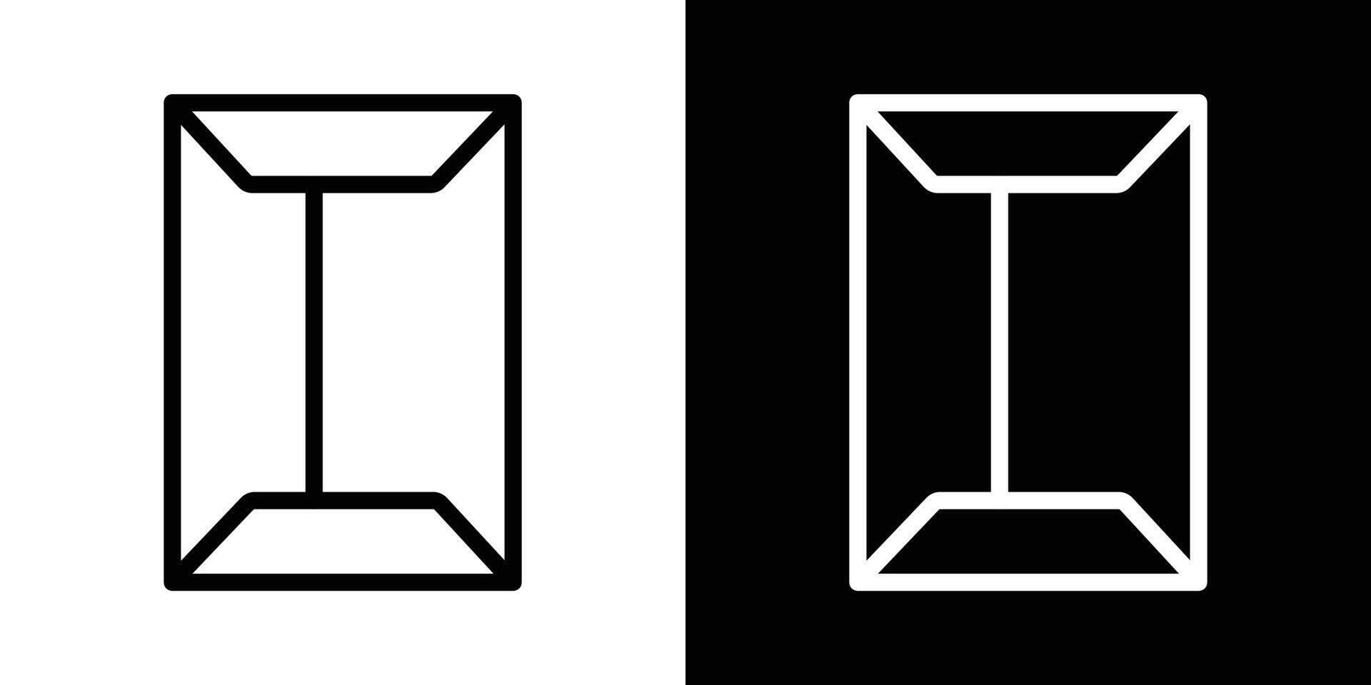 Document envelope icons vectors set in stroke line style.. EPS10