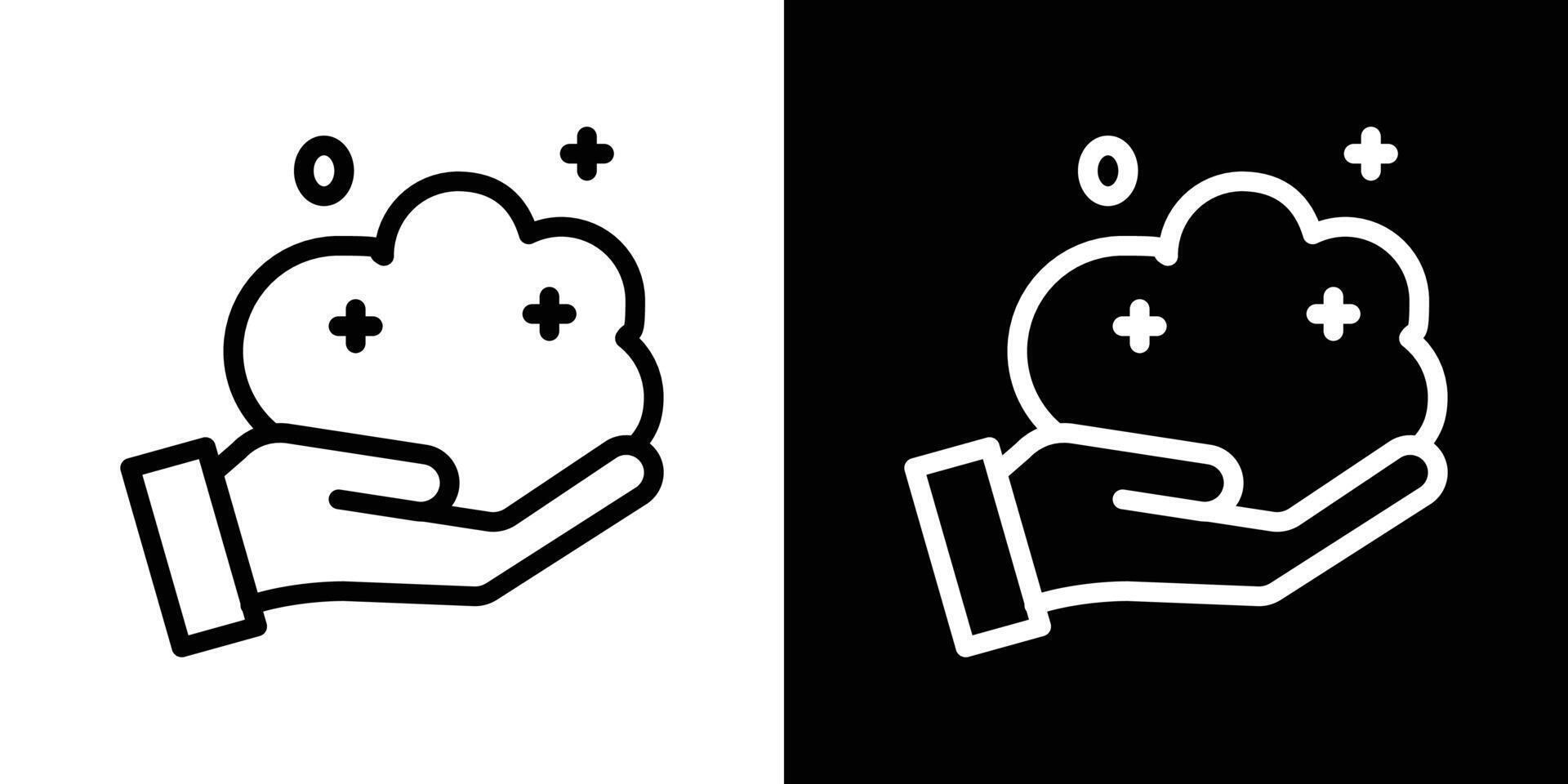 Foam icons vectors set in stroke line style.. EPS10