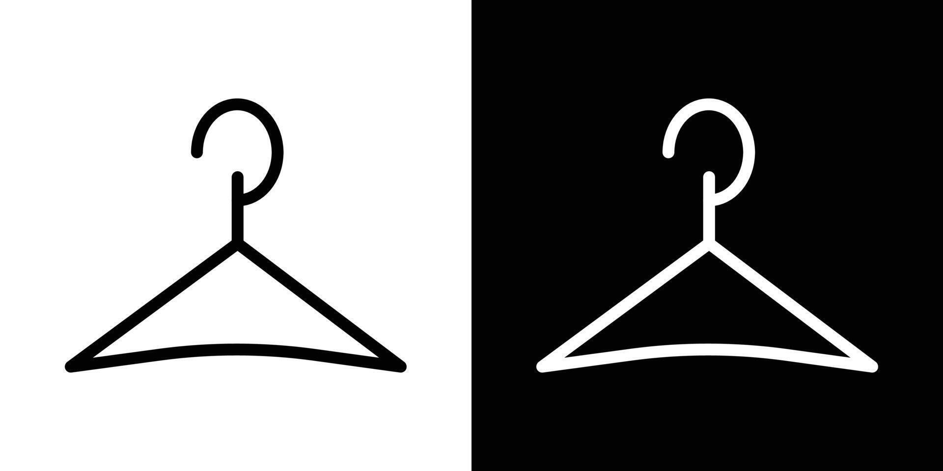 Hanger icons vectors set in stroke line style.. EPS10