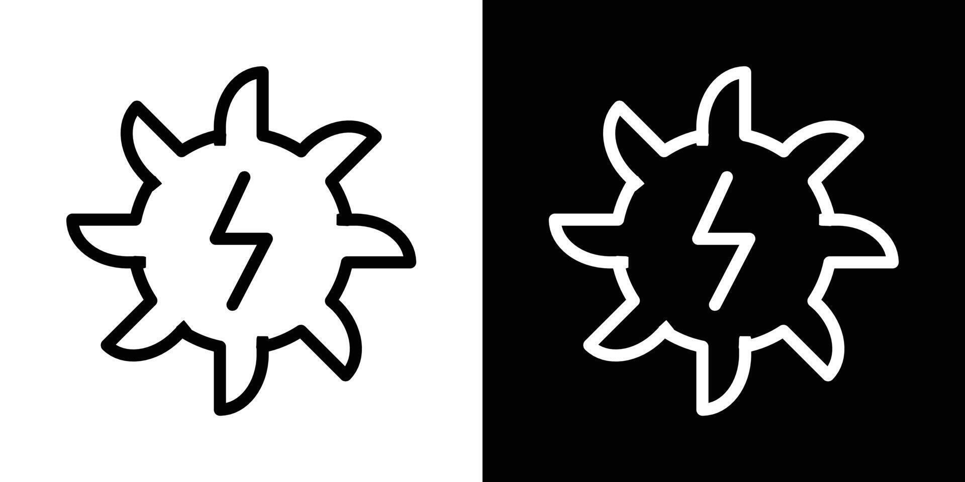 Hydro power icons vectors set in stroke line style.. EPS10