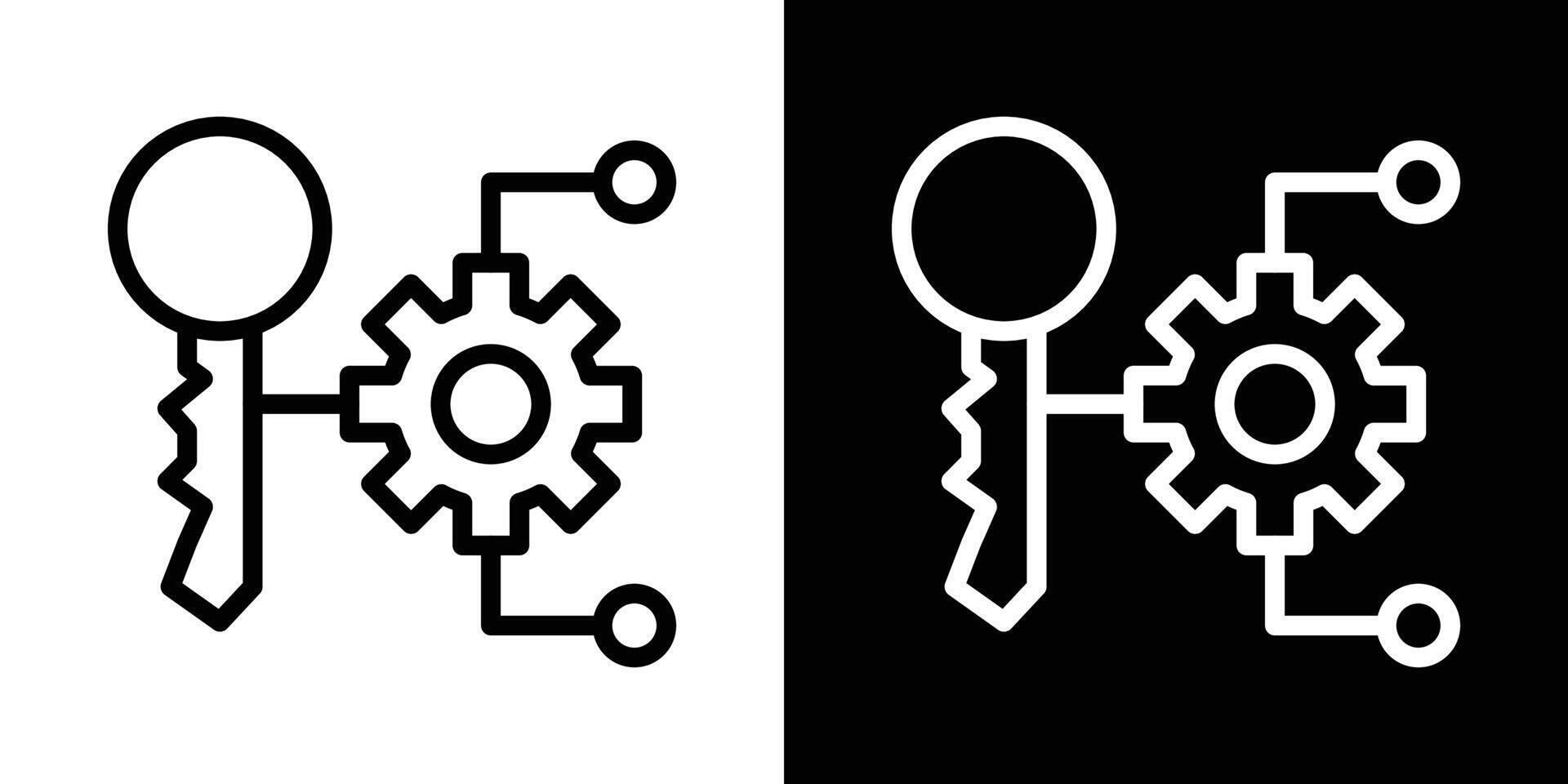 Key factor icons vectors set in stroke line style.. EPS10