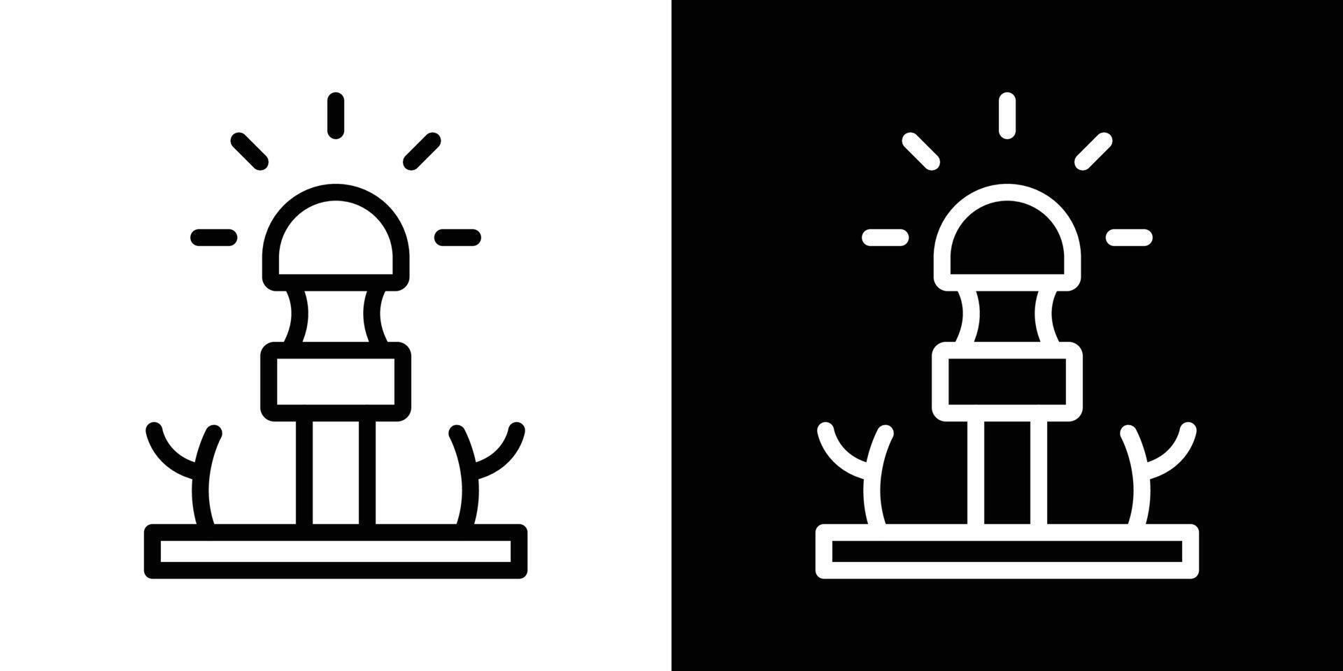 Lawn sprinkler icons vectors set in stroke line style.. EPS10