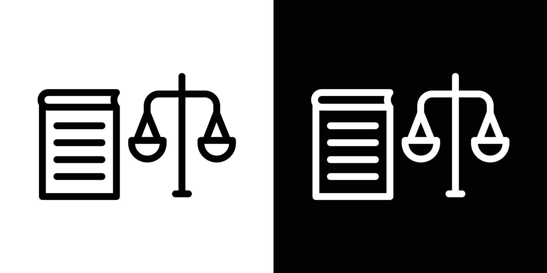 Law book icons vectors set in stroke line style.. EPS10
