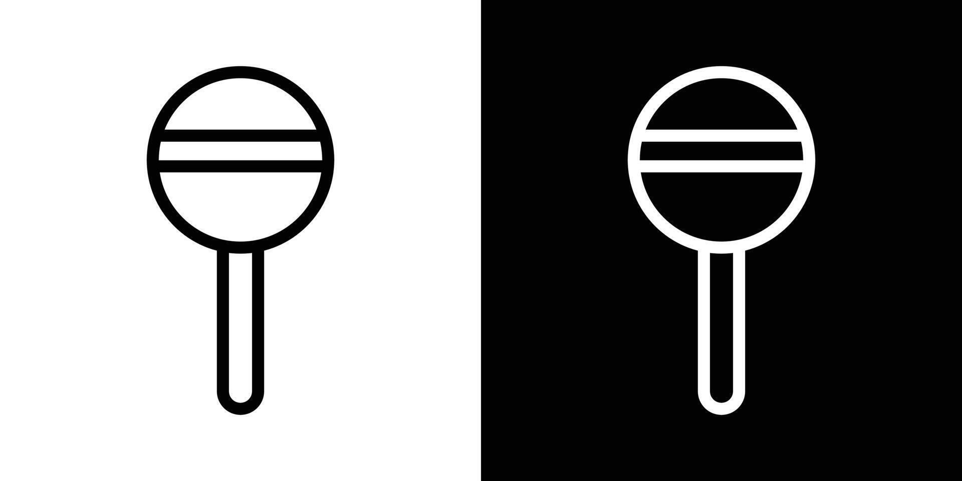 Lollypop icons vectors set in stroke line style.. EPS10