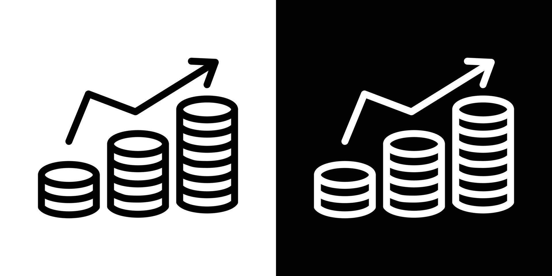Revenue icons vectors set in stroke line style.. EPS10