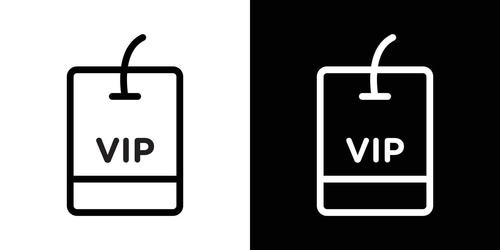 VIP icons vectors set in stroke line style.. EPS10