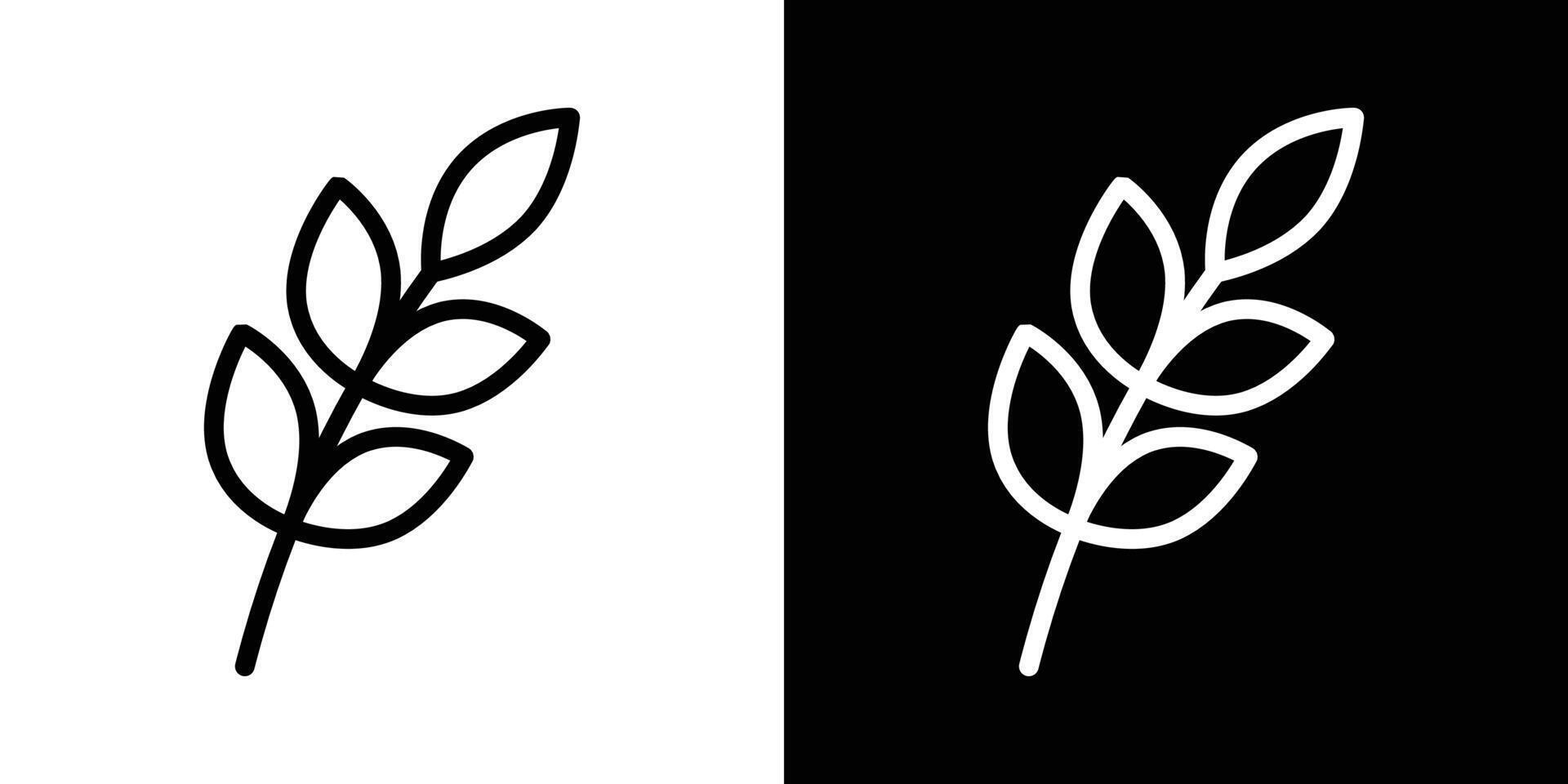 Wheat grain icons vectors set in stroke line style.. EPS10