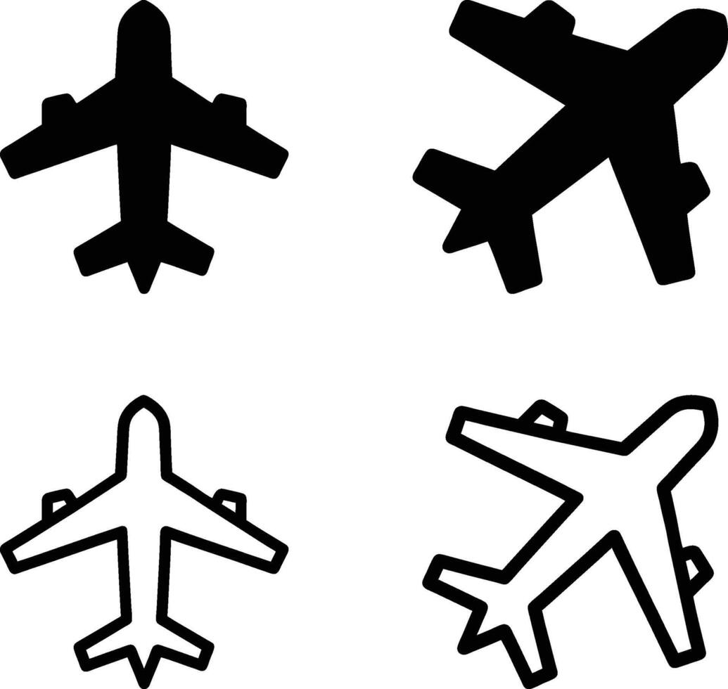 Airplane Graphic for Travel Branding vector