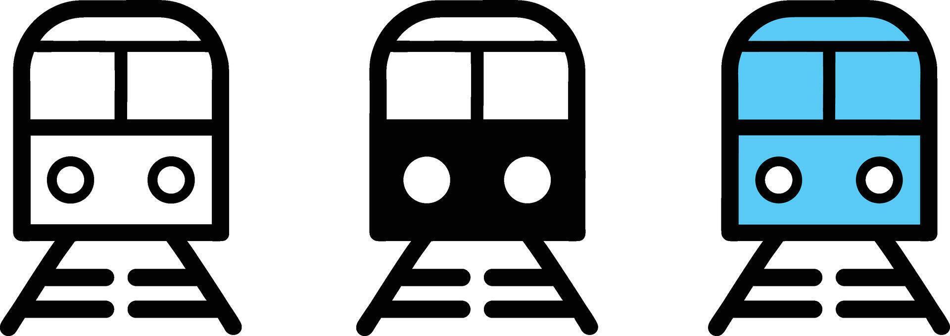 Train Icon for Travel Projects vector