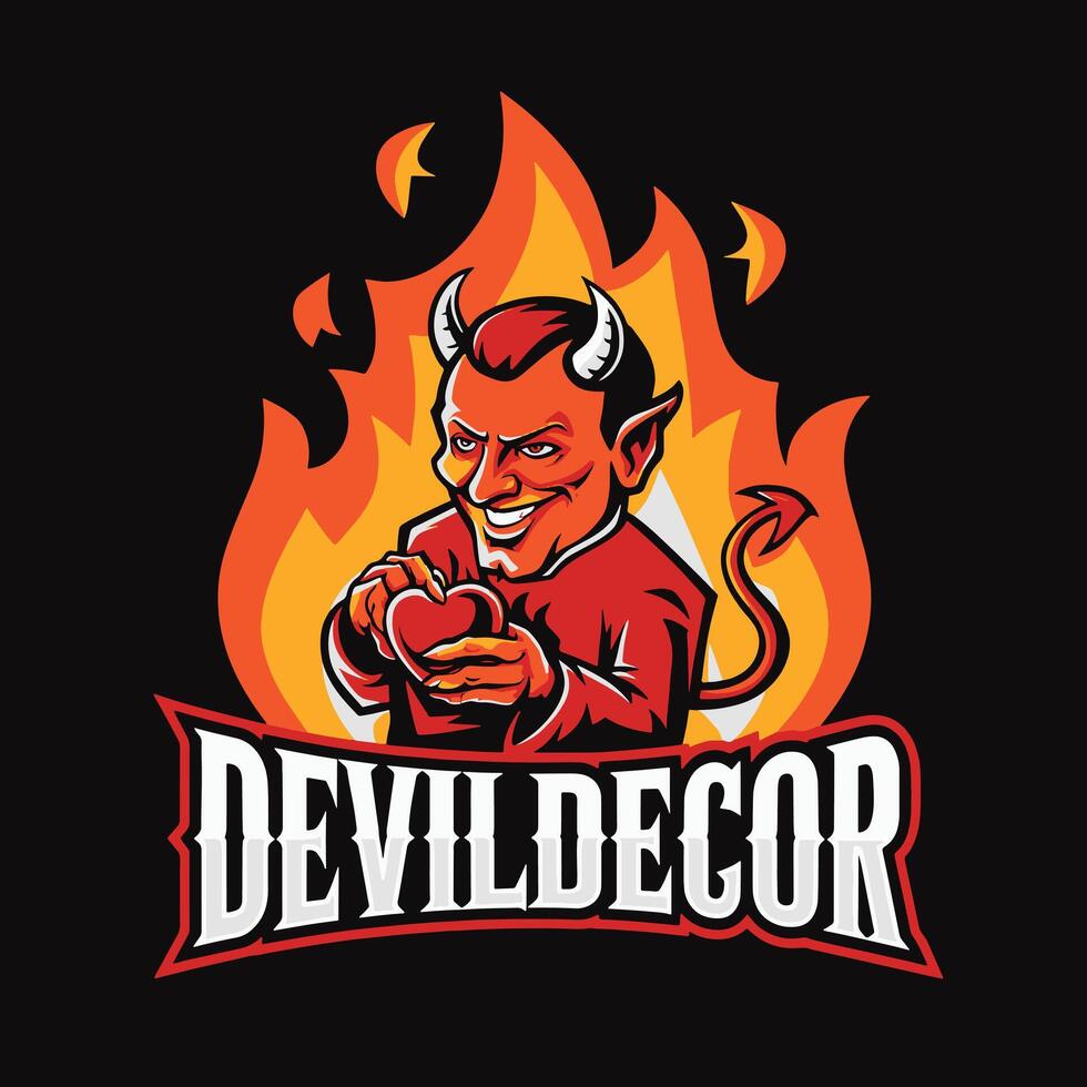 bad sprit devil art vector