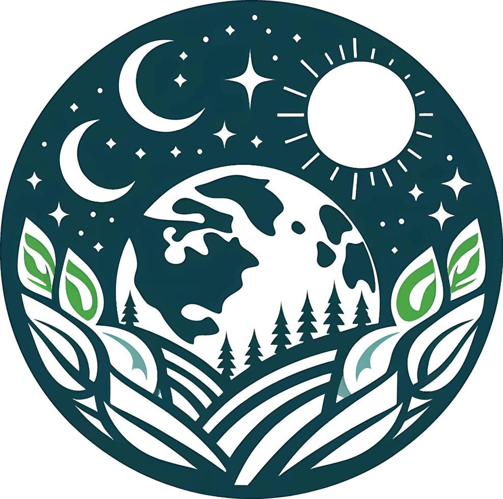 world ocean day logo vector