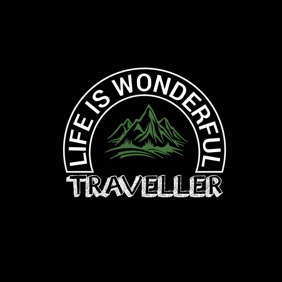 Life Is Wonderful vector